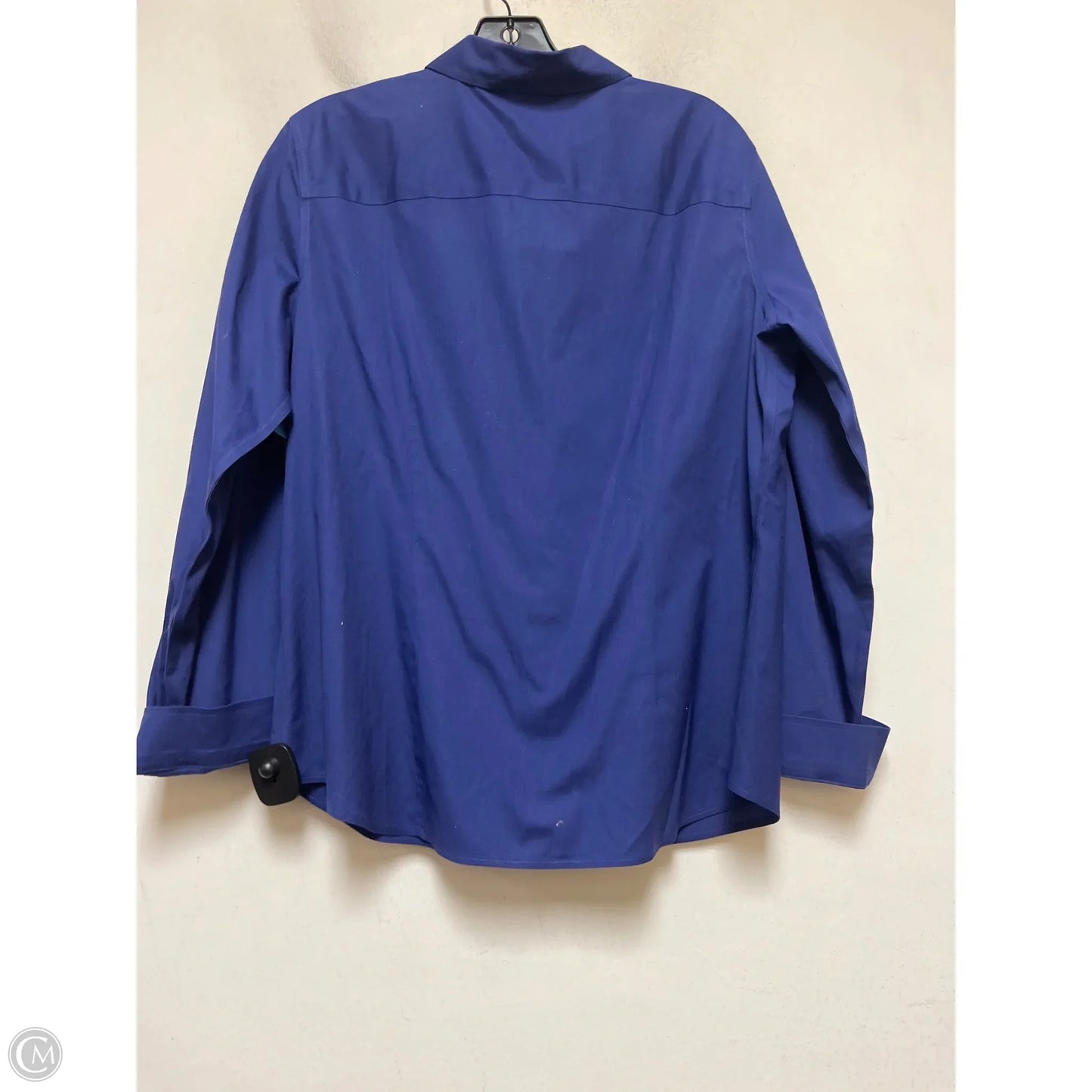 Top Long Sleeve By Chicos In Blue, Size: L