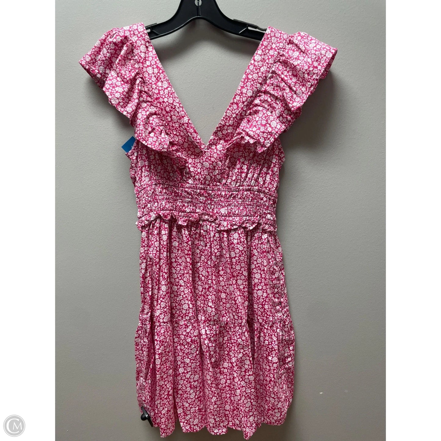 Dress Casual Short By Gap In Pink & White, Size: S