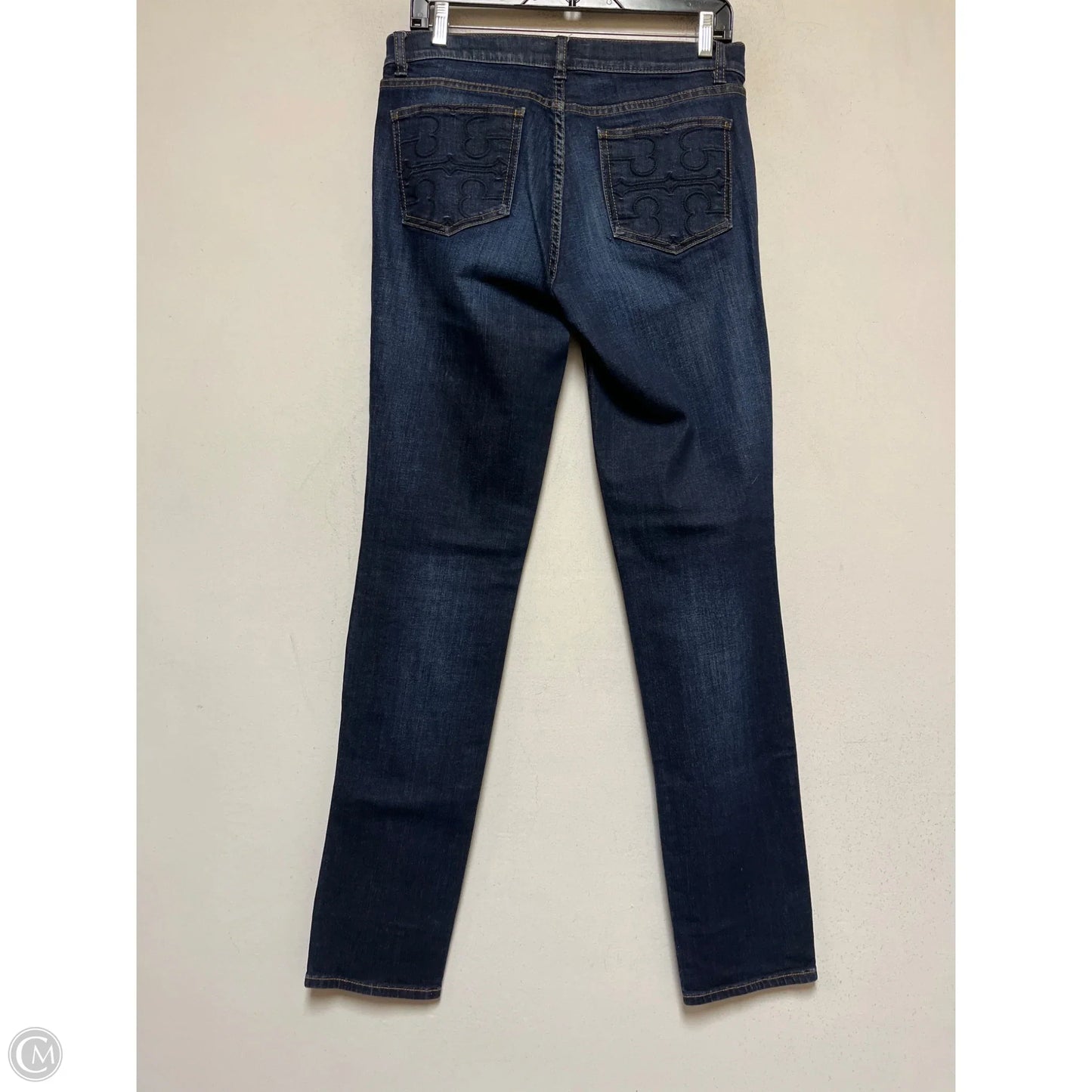 Jeans Designer By Tory Burch In Blue Denim, Size: 6
