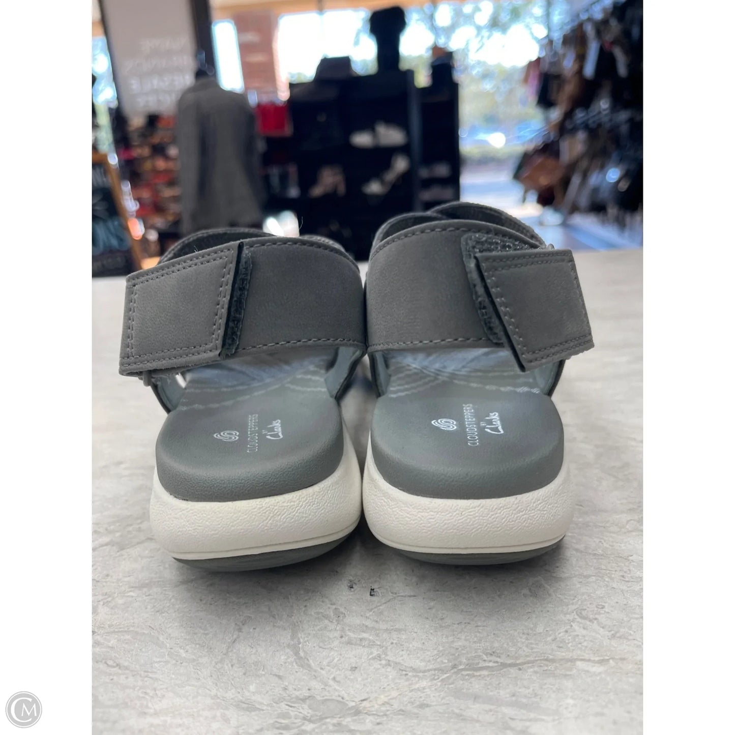 Sandals Flats By Clarks In Camouflage Print, Size: 6.5