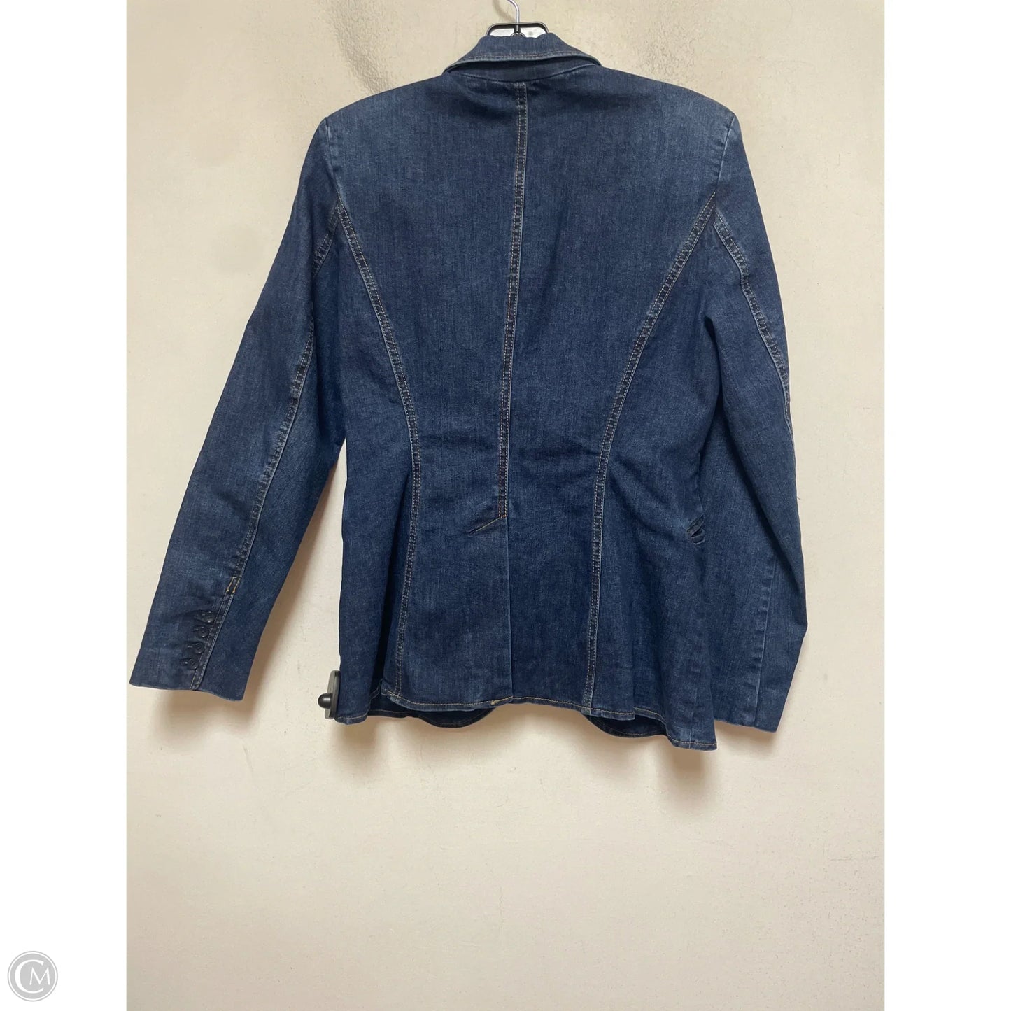 Jacket Denim By Gap In Blue Denim, Size: S