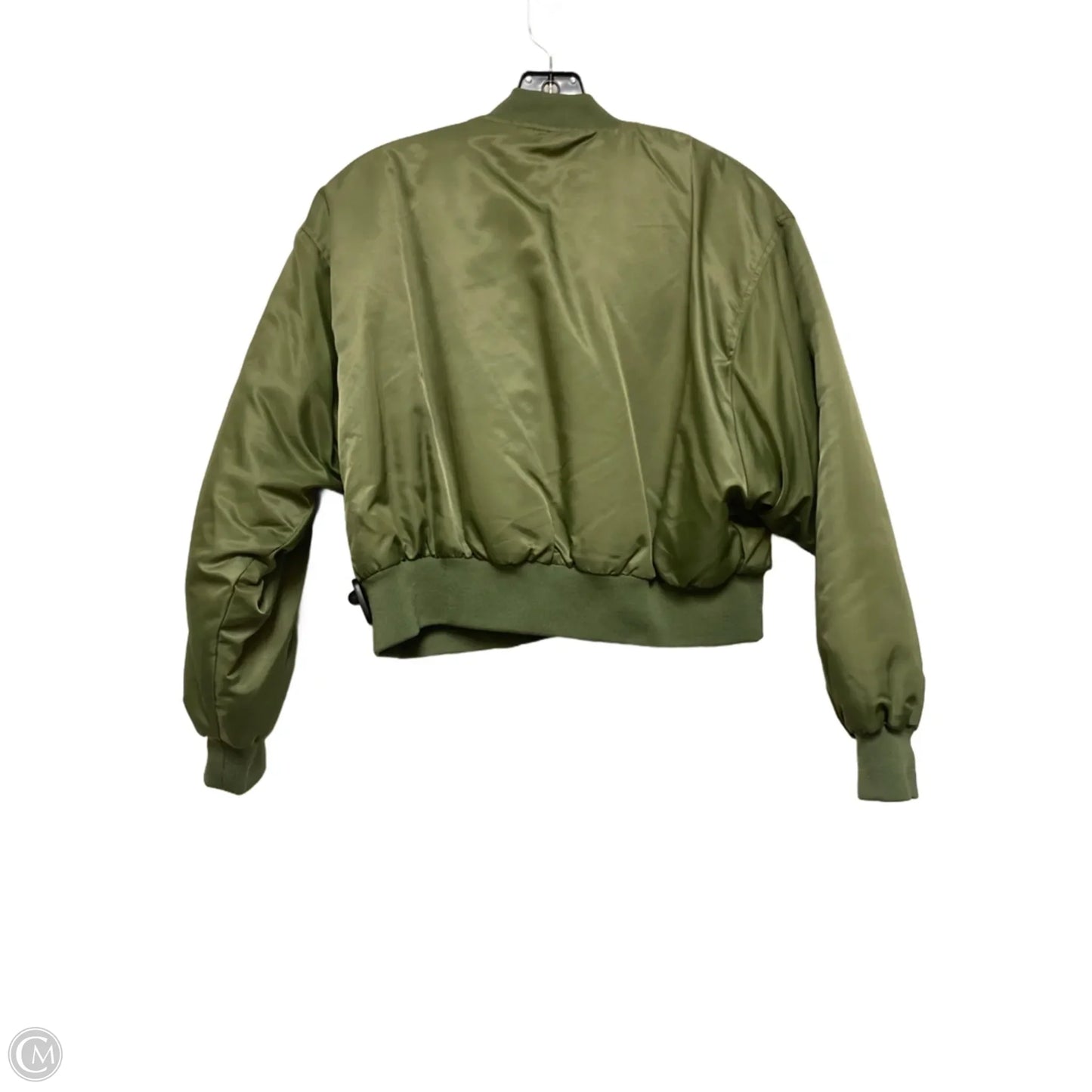 Jacket Puffer & Quilted By Forever 21 In Green, Size: S