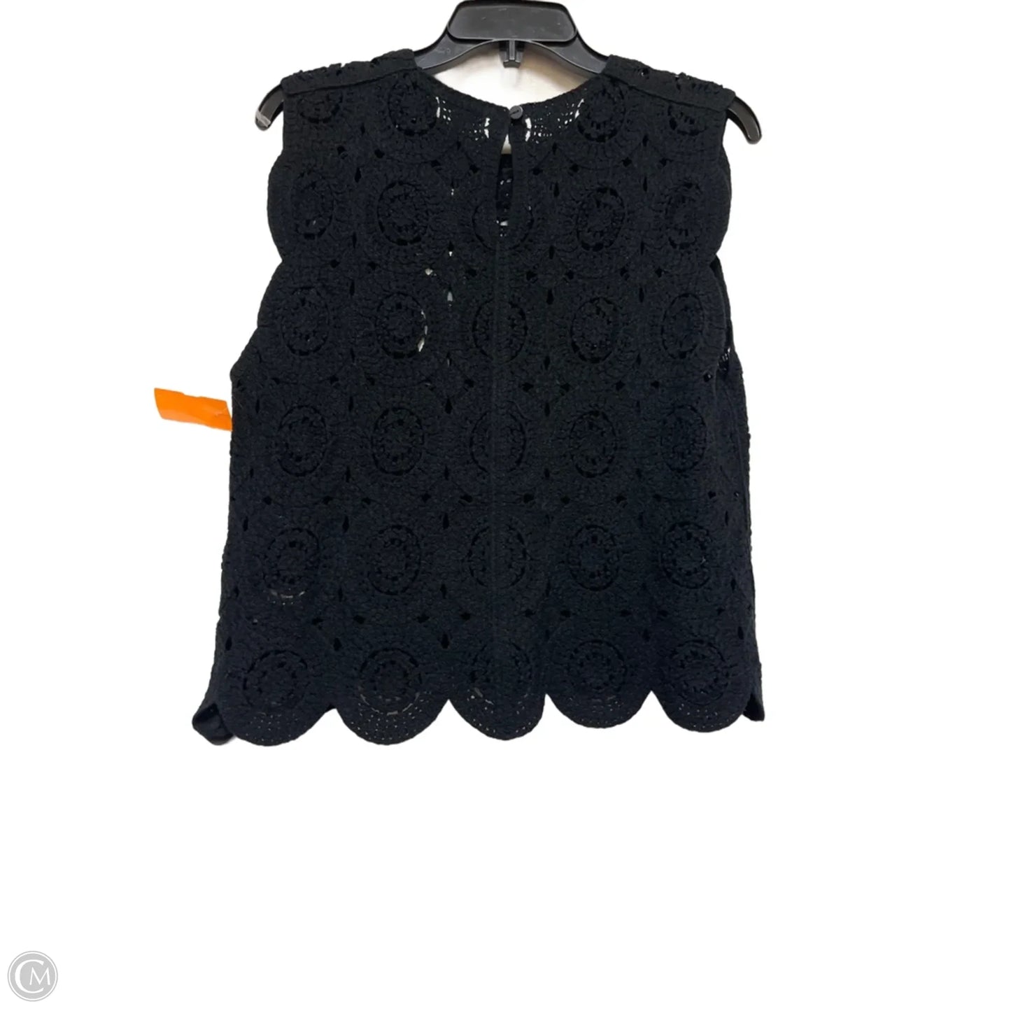 Top Sleeveless By T Tahari In Black, Size: S