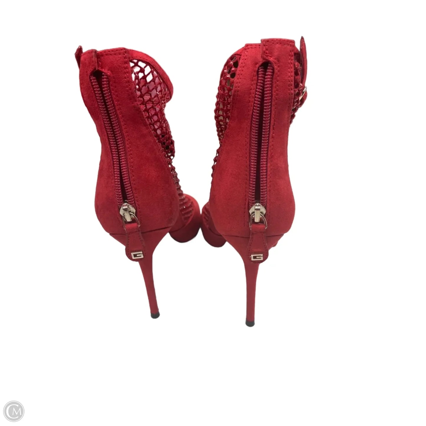 Shoes Heels Stiletto By Guess In Red, Size: 9