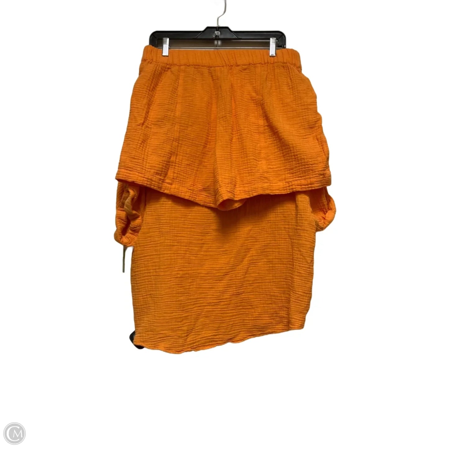 Shorts Set By Magaschoni In Orange, Size: 12
