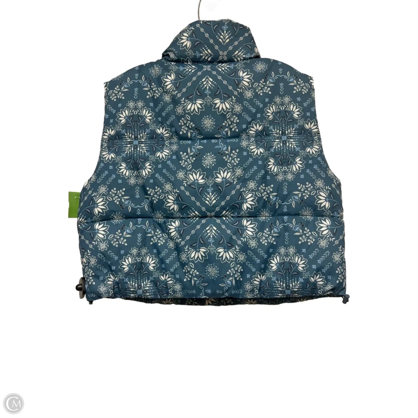 Vest Puffer & Quilted By Loft In Floral Print, Size: M