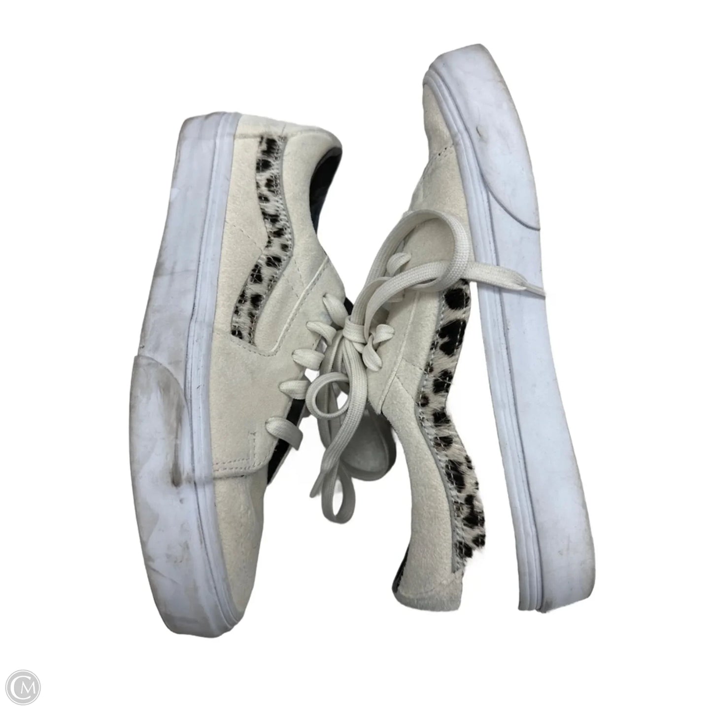 Shoes Sneakers By Vans In Cream, Size: 7.5