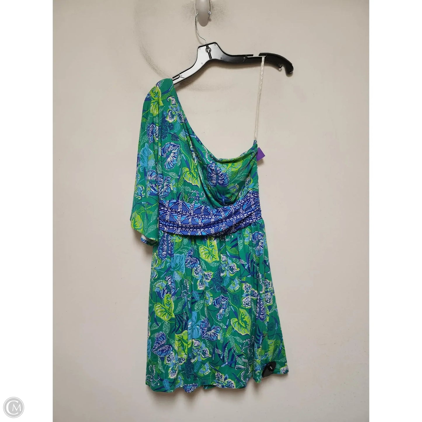 Dress Designer By Lilly Pulitzer In Blue & Green, Size: S