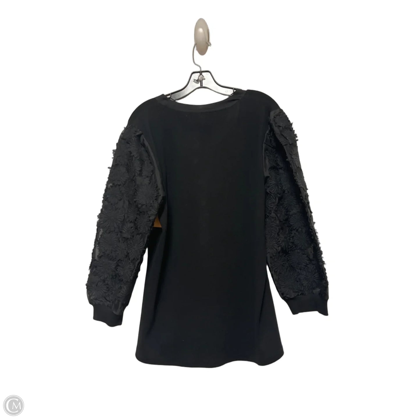 Top Long Sleeve By Chicos In Black, Size: Xl