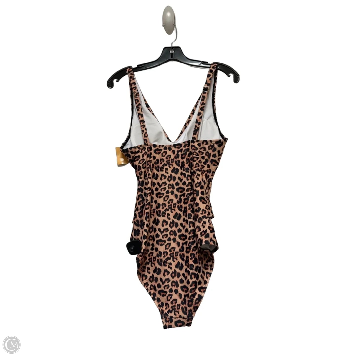 Swimsuit By Clothes Mentor In Animal Print, Size: L