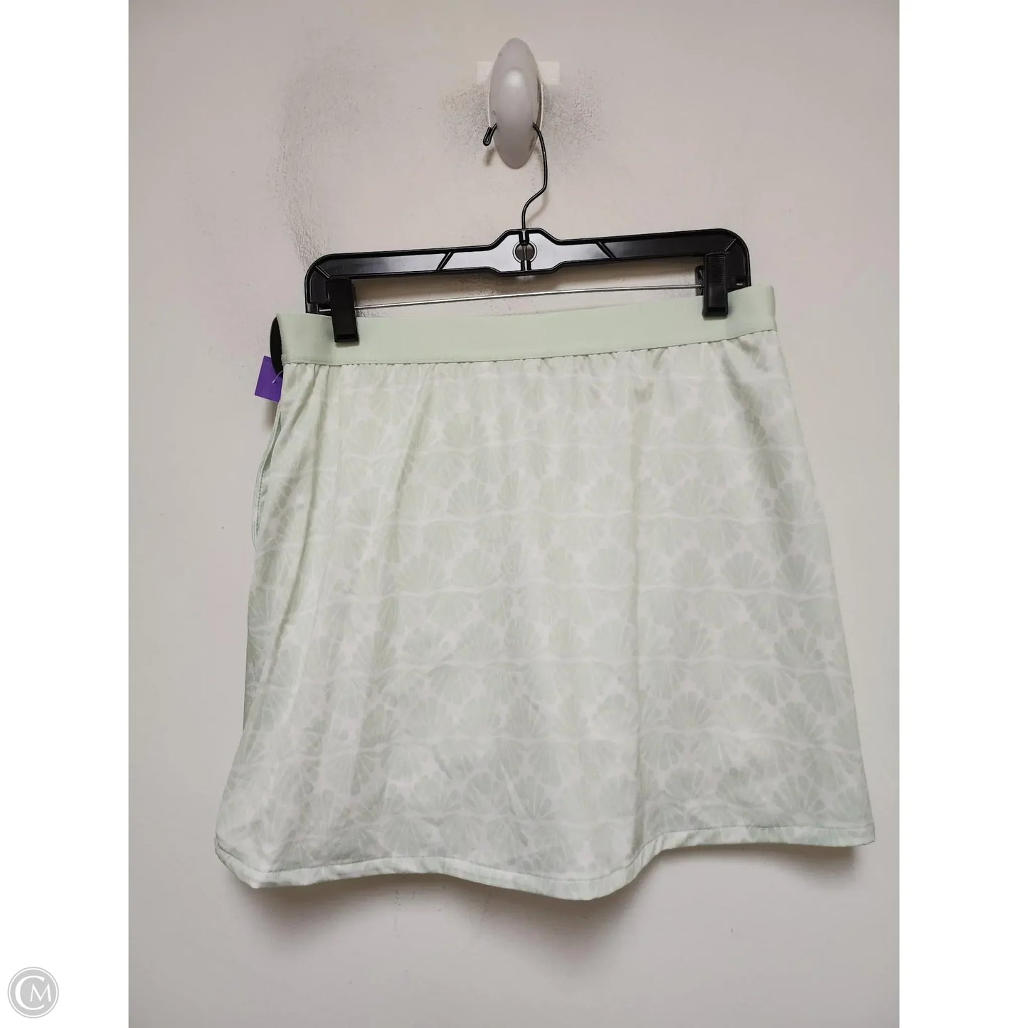 Athletic Skort By Lady Hagen In Green & White, Size: M