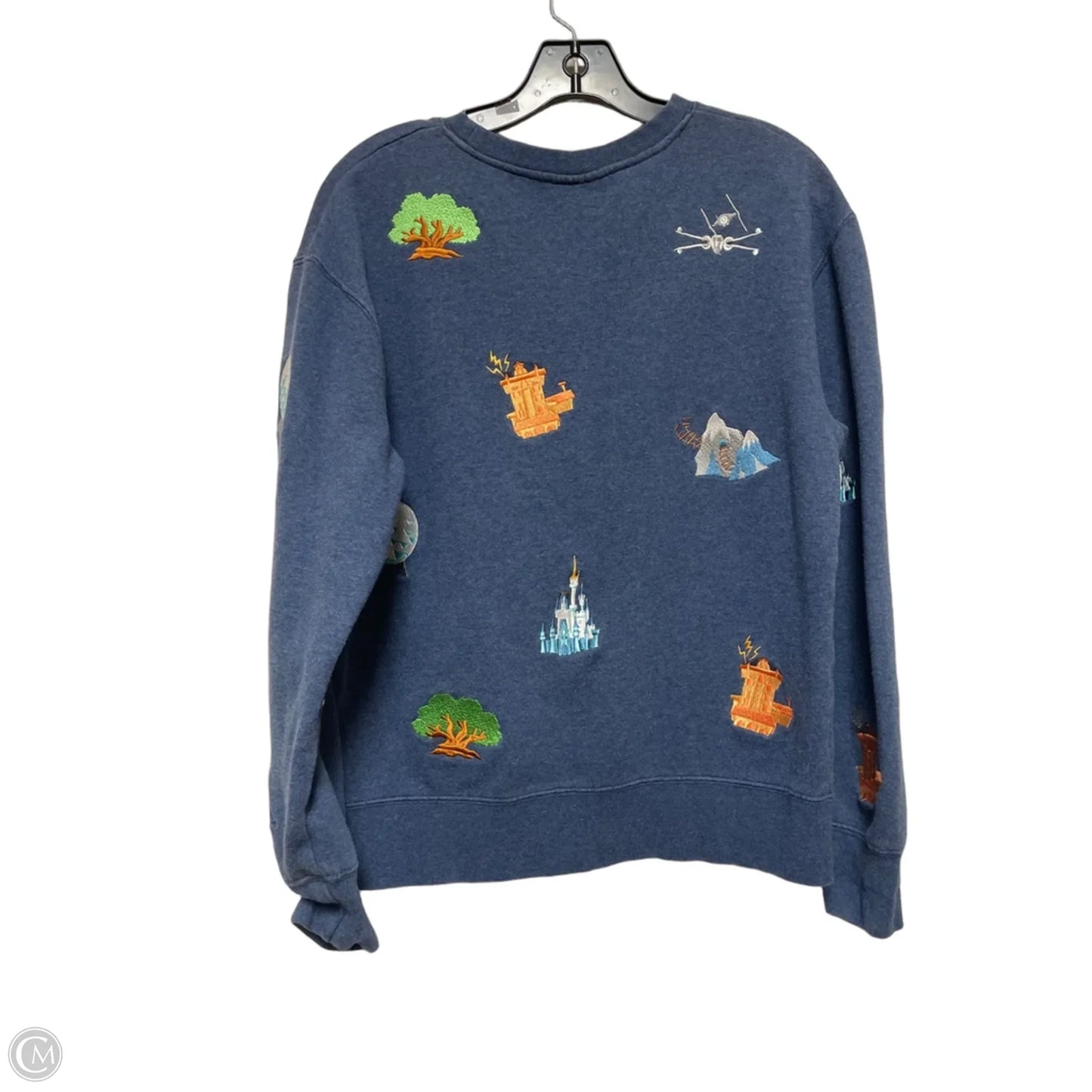Sweatshirt Crewneck By Disney Store In Navy, Size: S
