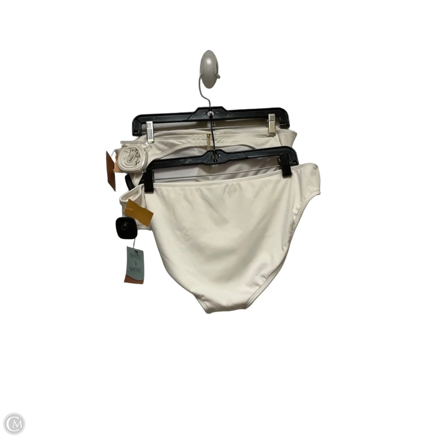 Swimsuit 2pc By Shade & Shore In Cream, Size: XL