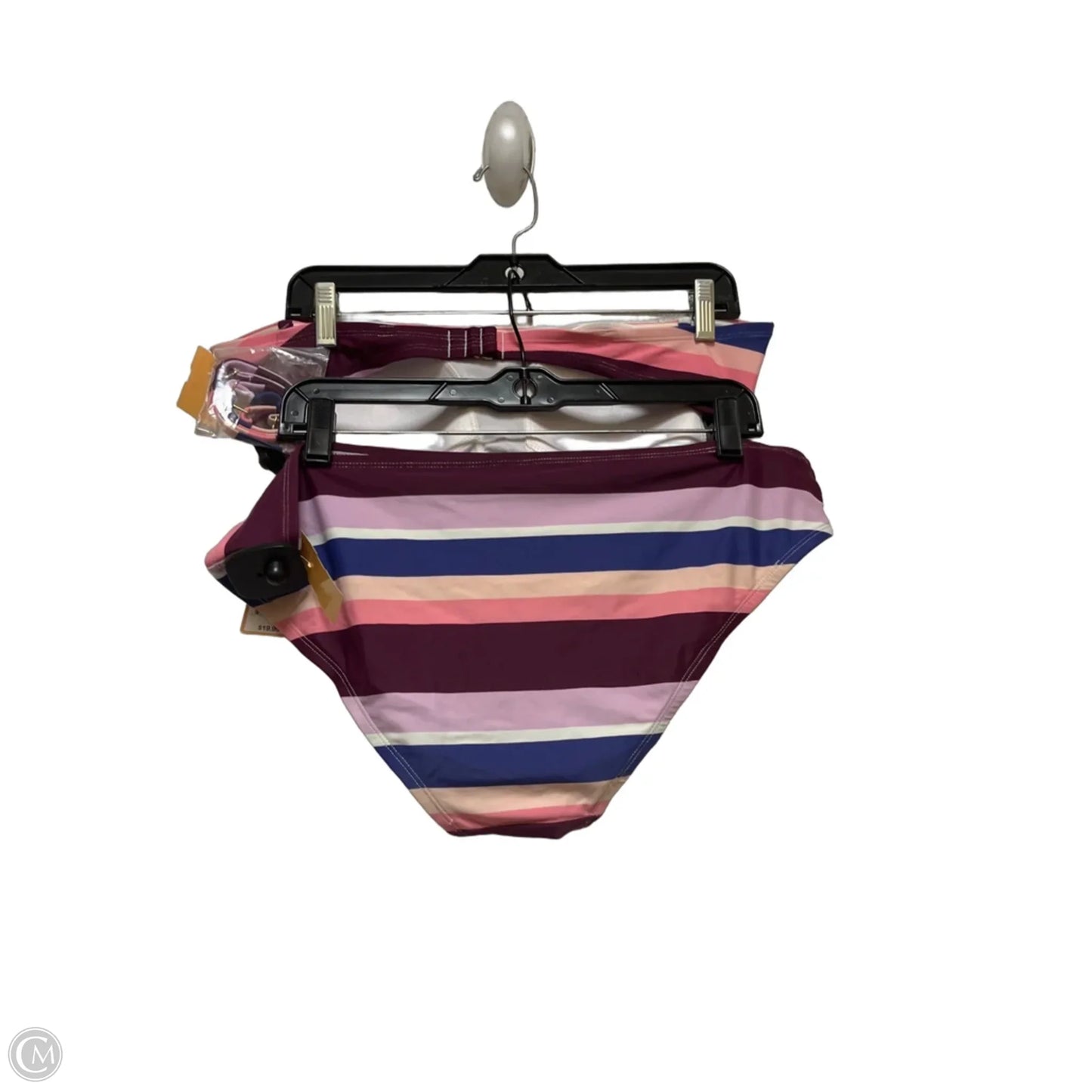 Swimsuit 2pc By Kona Sol In Striped Pattern, Size: Xl