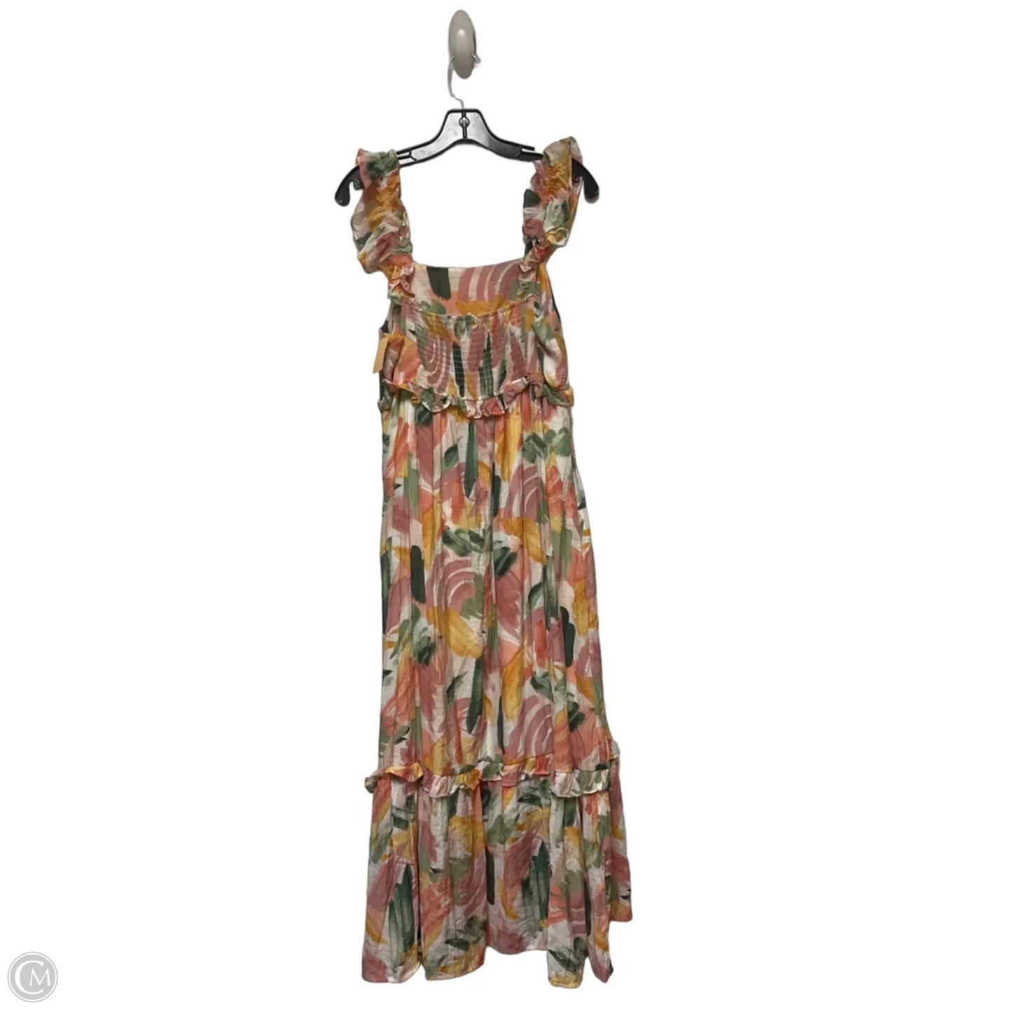 Dress Casual Midi By Blu Pepper In Floral Print, Size: L