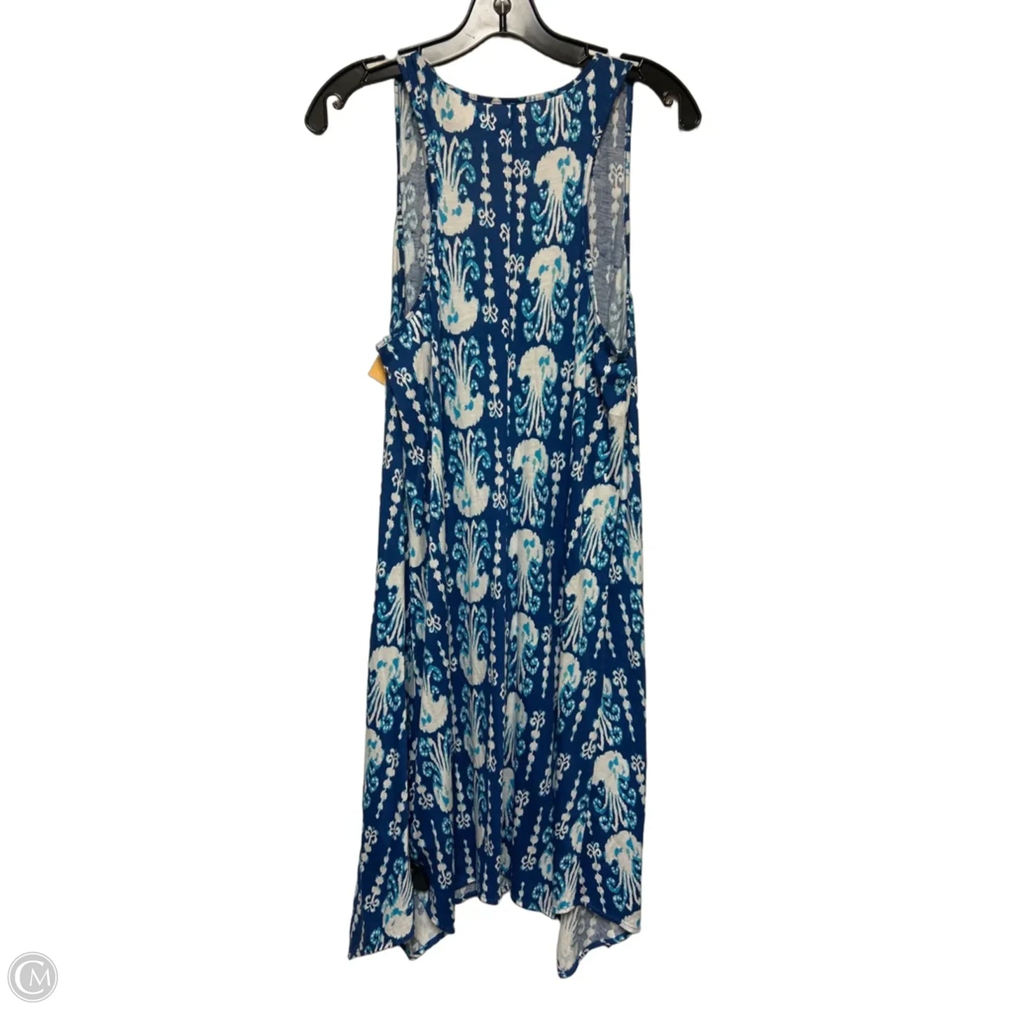Dress Designer By Lilly Pulitzer In Blue & White, Size: M