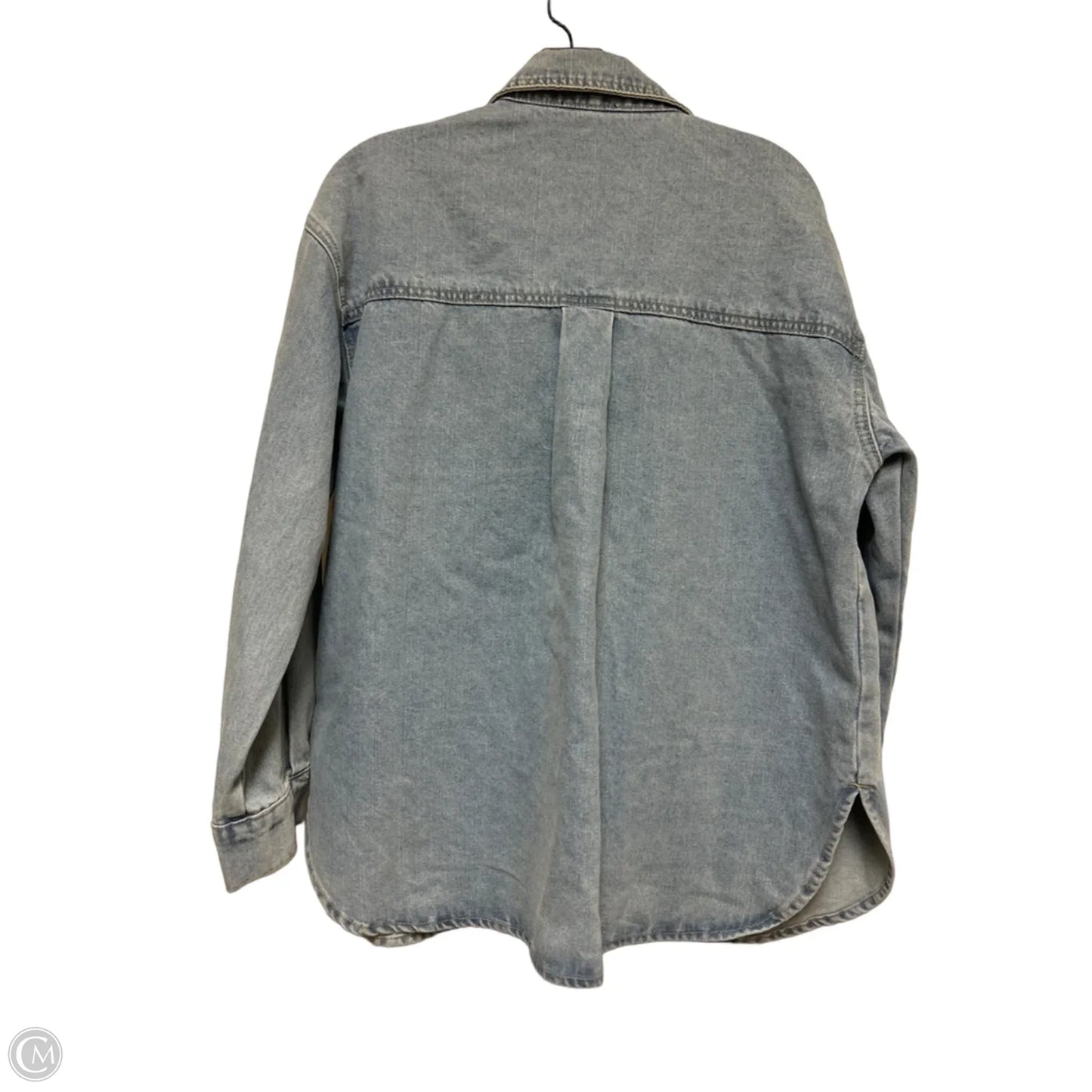 Jacket Denim By Vici In Blue Denim, Size: S