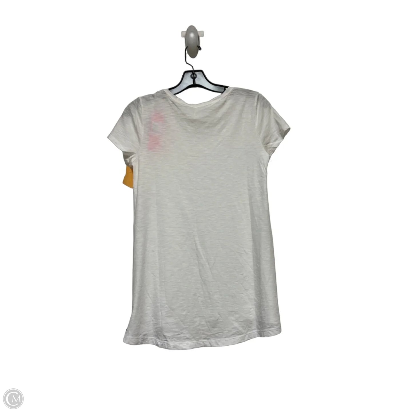 Top Short Sleeve Designer By Lilly Pulitzer In White, Size: Xs