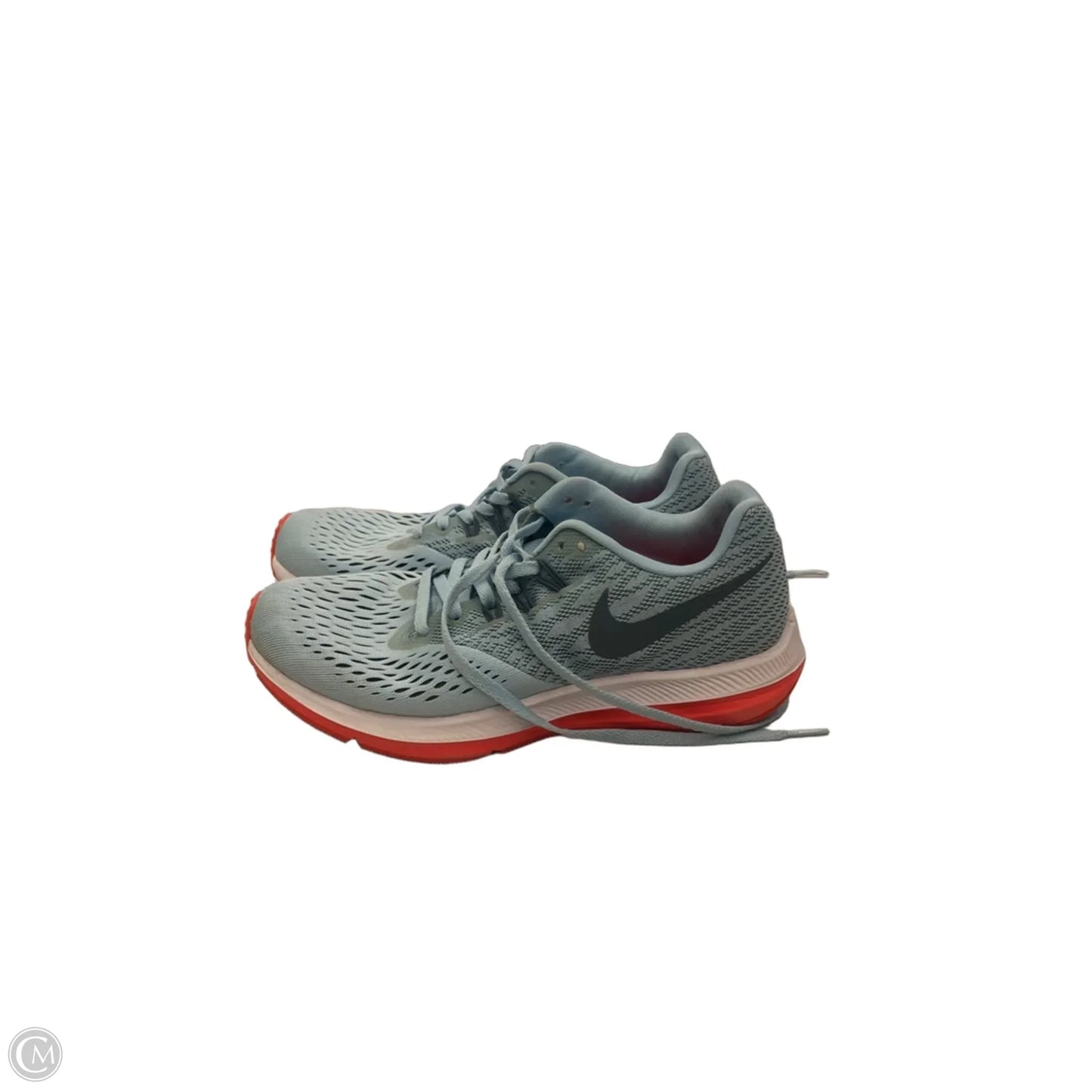 Shoes Athletic By Nike In Blue & Orange, Size: 8