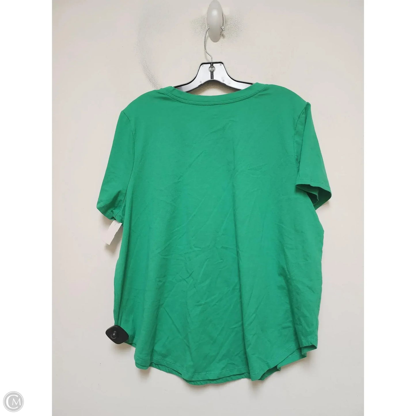 Top Short Sleeve Basic By Disney Store In Green, Size: 1x