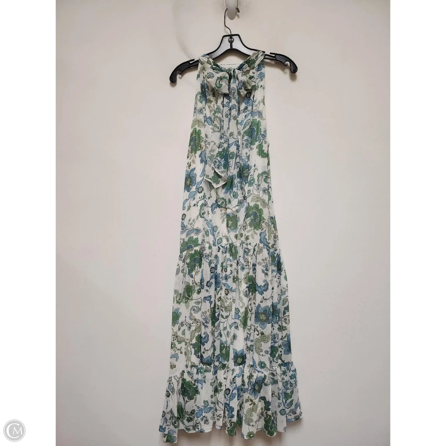 Dress Casual Midi By Vince Camuto In Floral Print, Size: L