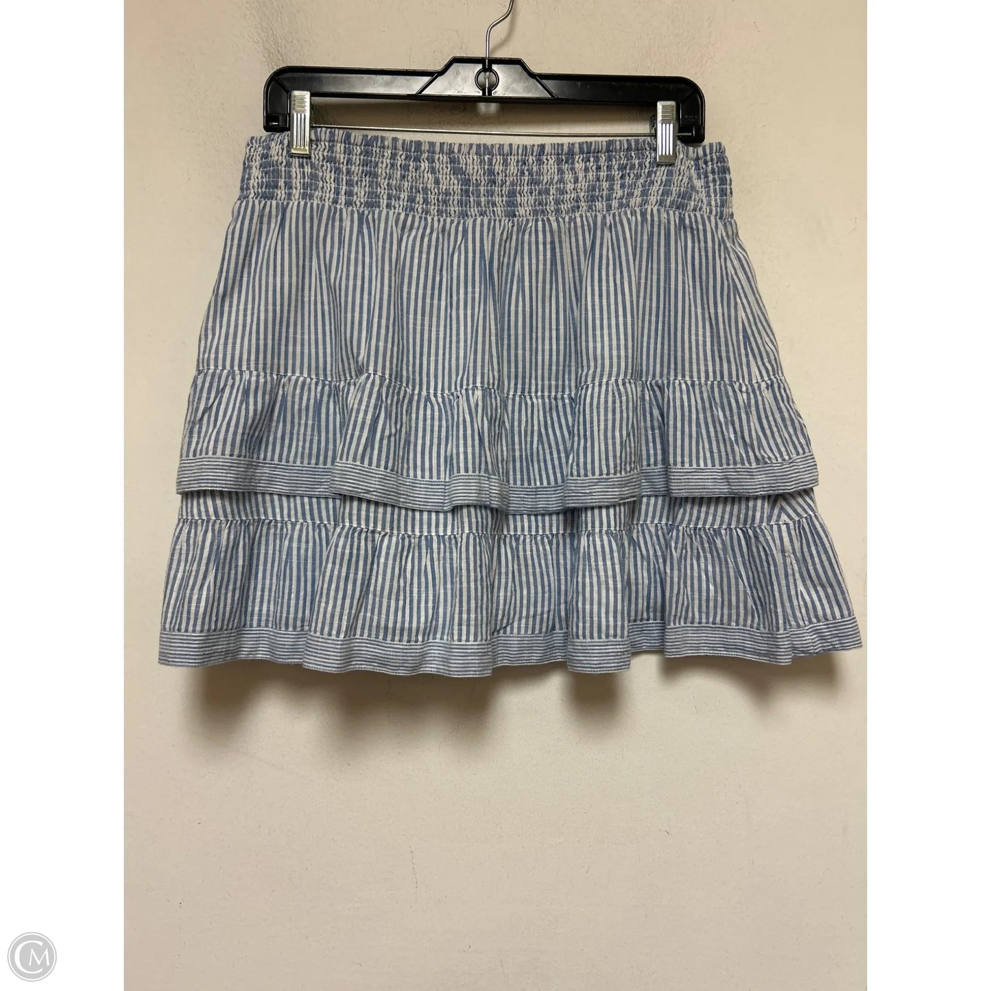 Skirt Mini & Short By Vineyard Vines In Striped Pattern, Size: 12