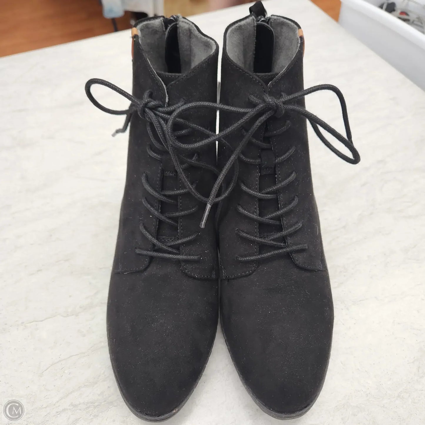 Boots Ankle Heels By Dr Scholls In Black, Size: 8