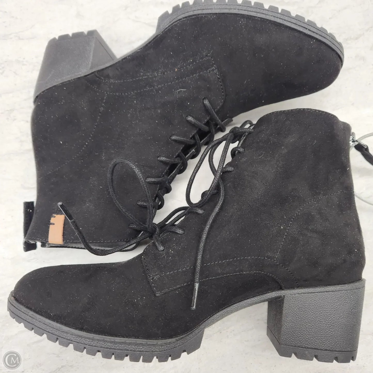 Boots Ankle Heels By Dr Scholls In Black, Size: 8
