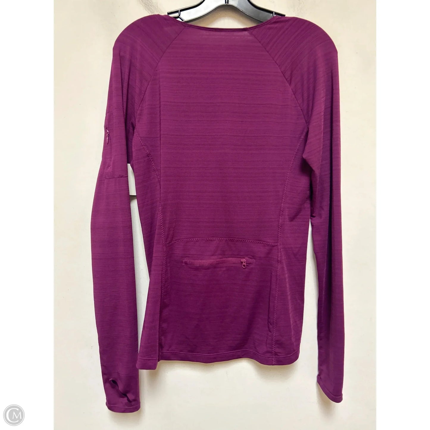 Athletic Top Long Sleeve Crewneck By Athleta In Purple, Size: M