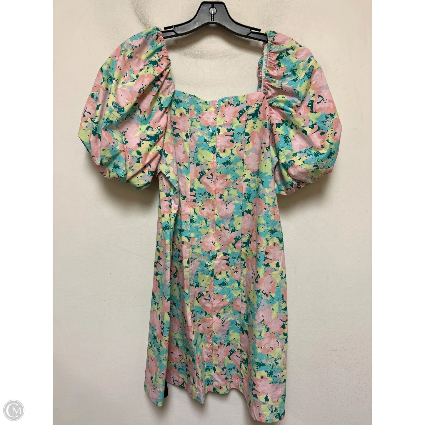 Dress Casual Short By Gianni Bini In Green & Pink, Size: L