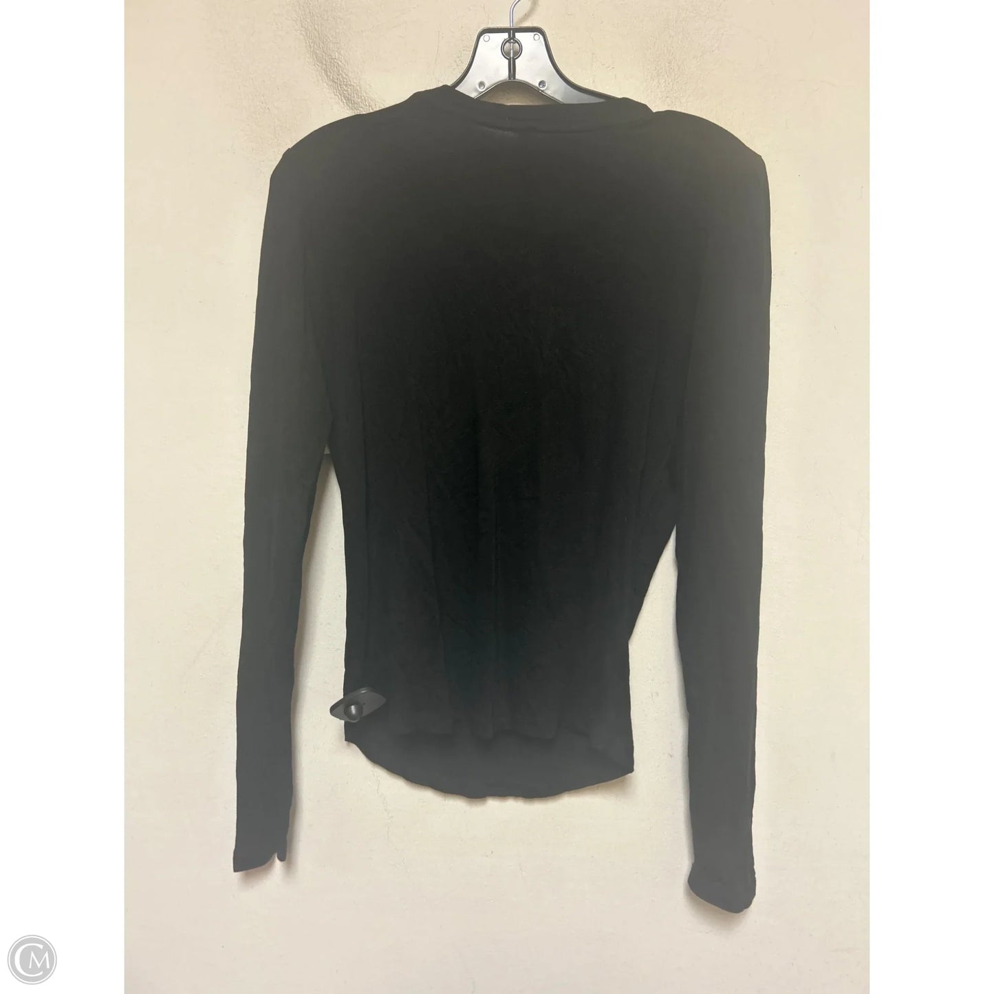 Top Long Sleeve By Anthropologie In Black, Size: M