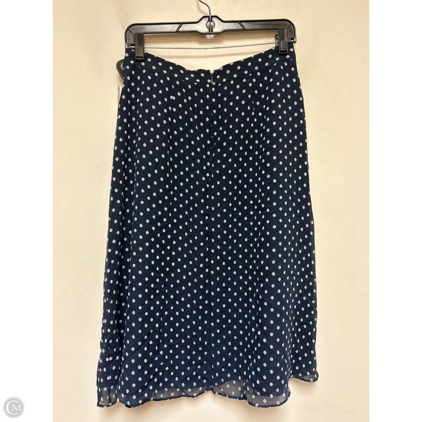 Skirt Midi By Loft In Navy, Size: 2