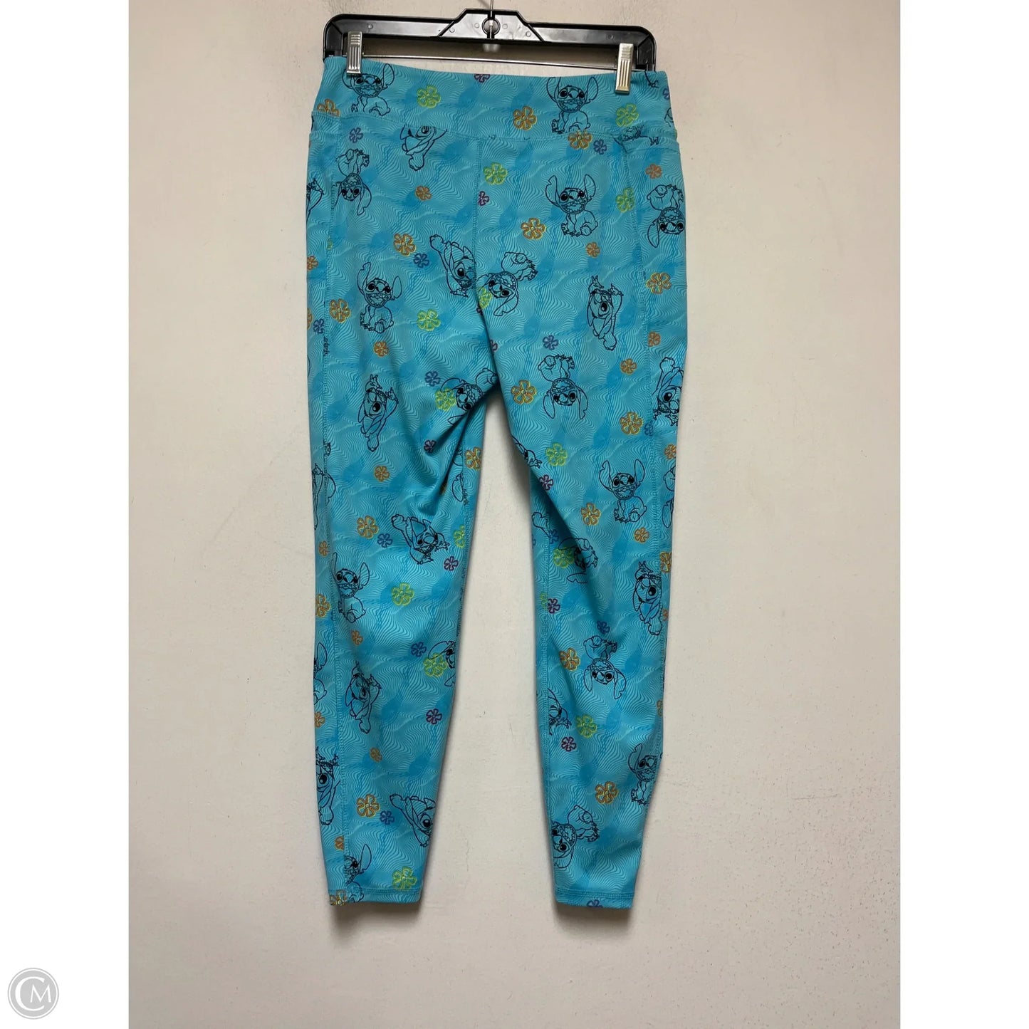 Athletic Leggings By Disney In Blue, Size: M