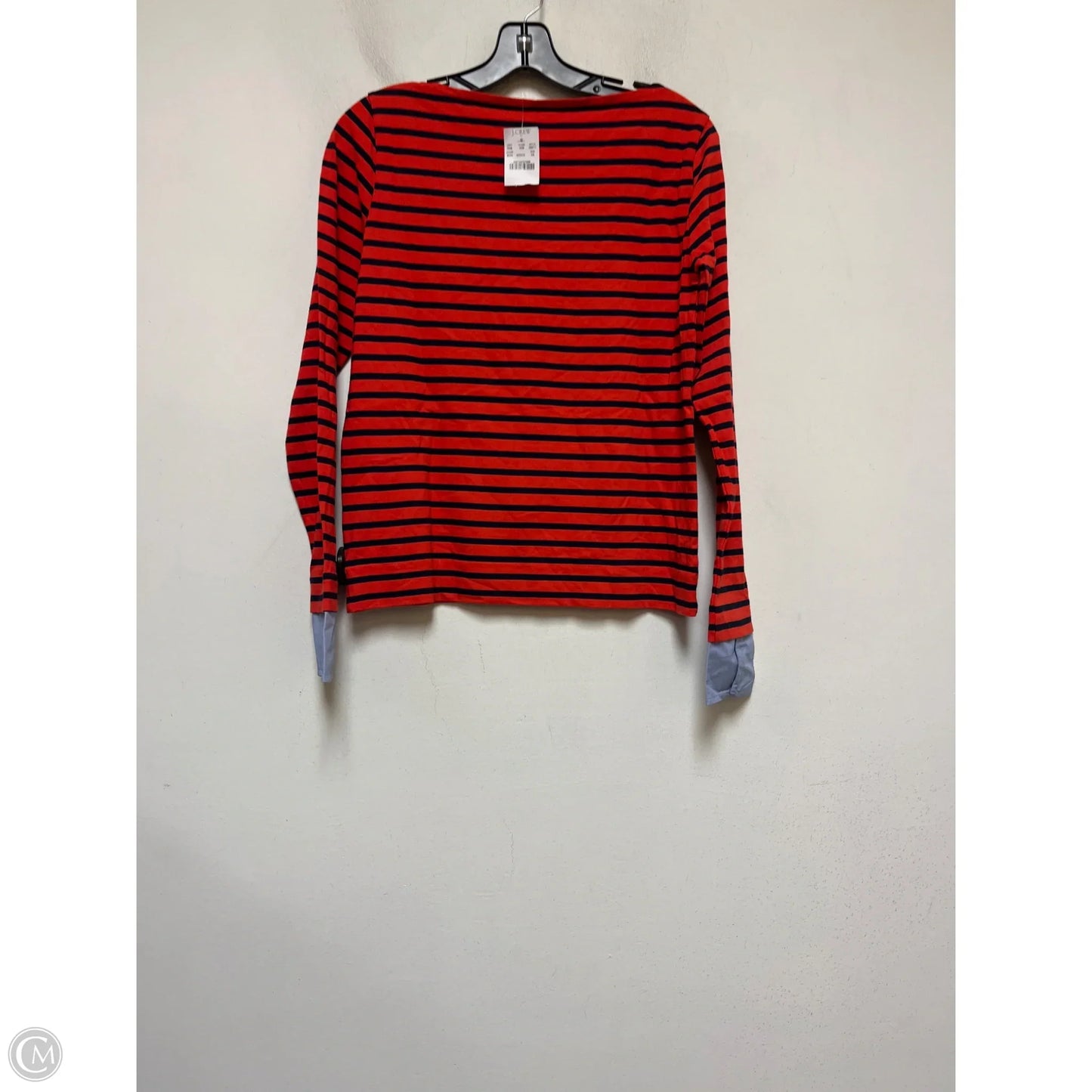 Top Long Sleeve By J. Crew In Striped Pattern, Size: Xs