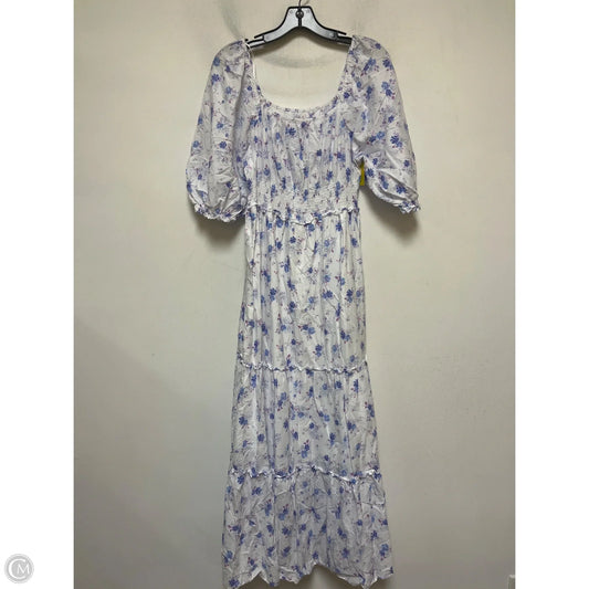 Dress Casual Midi By Target-designer In Blue & Purple, Size: M