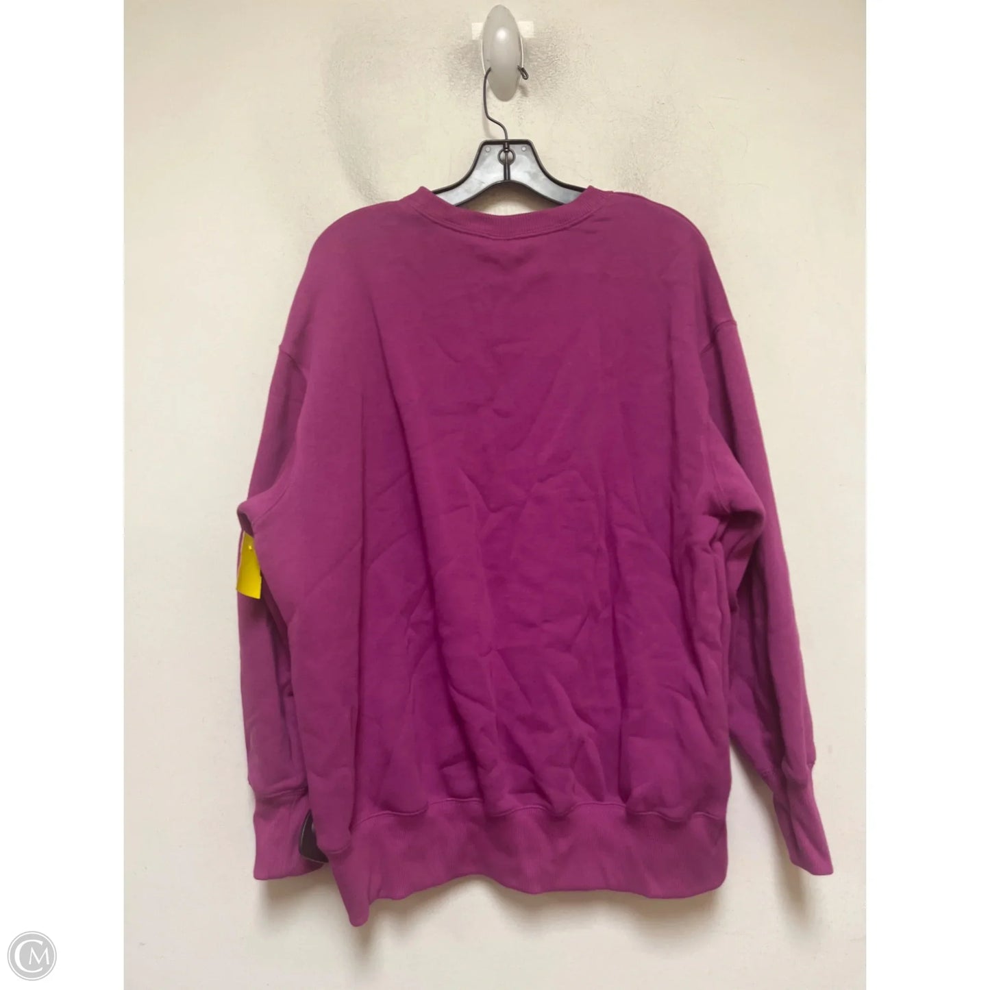 Athletic Sweatshirt Crewneck By Nike In Purple, Size: S