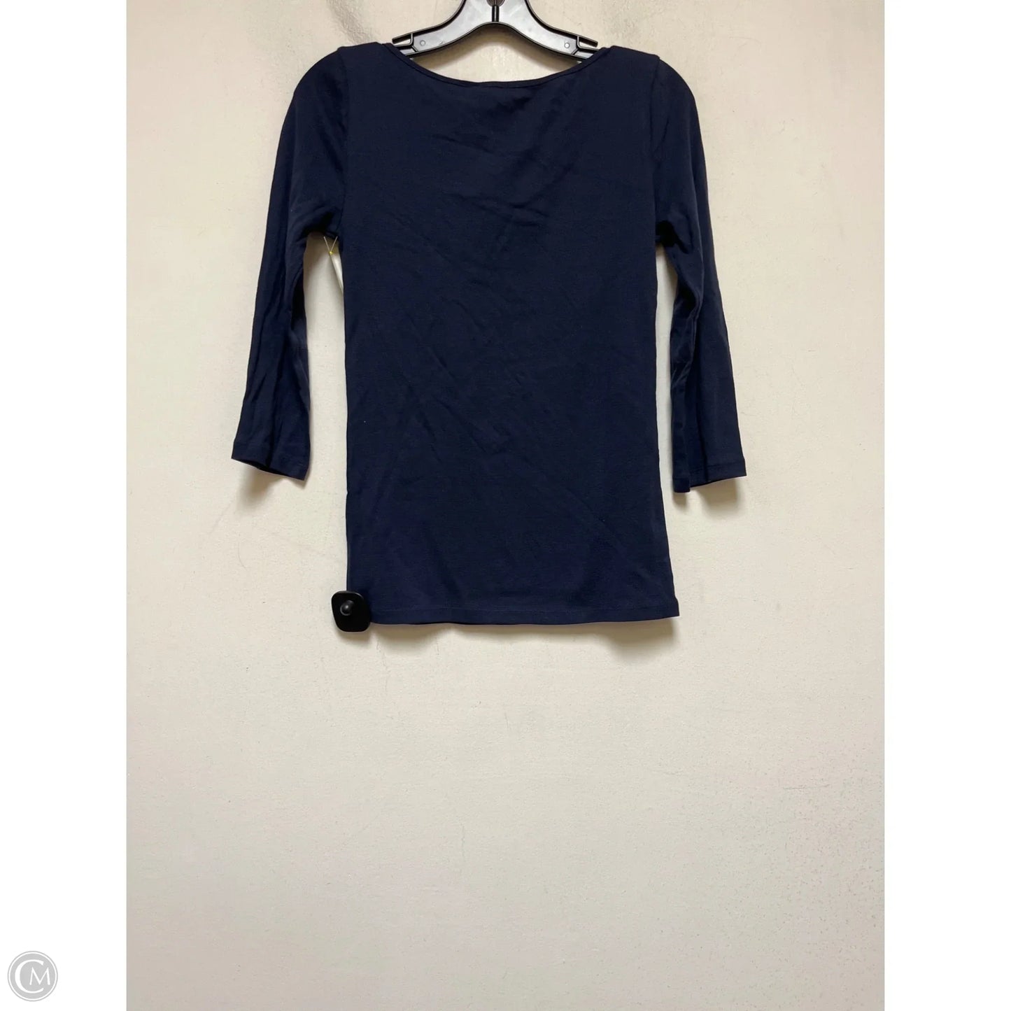 Top Short Sleeve Basic By Ann Taylor In Navy, Size: Xs
