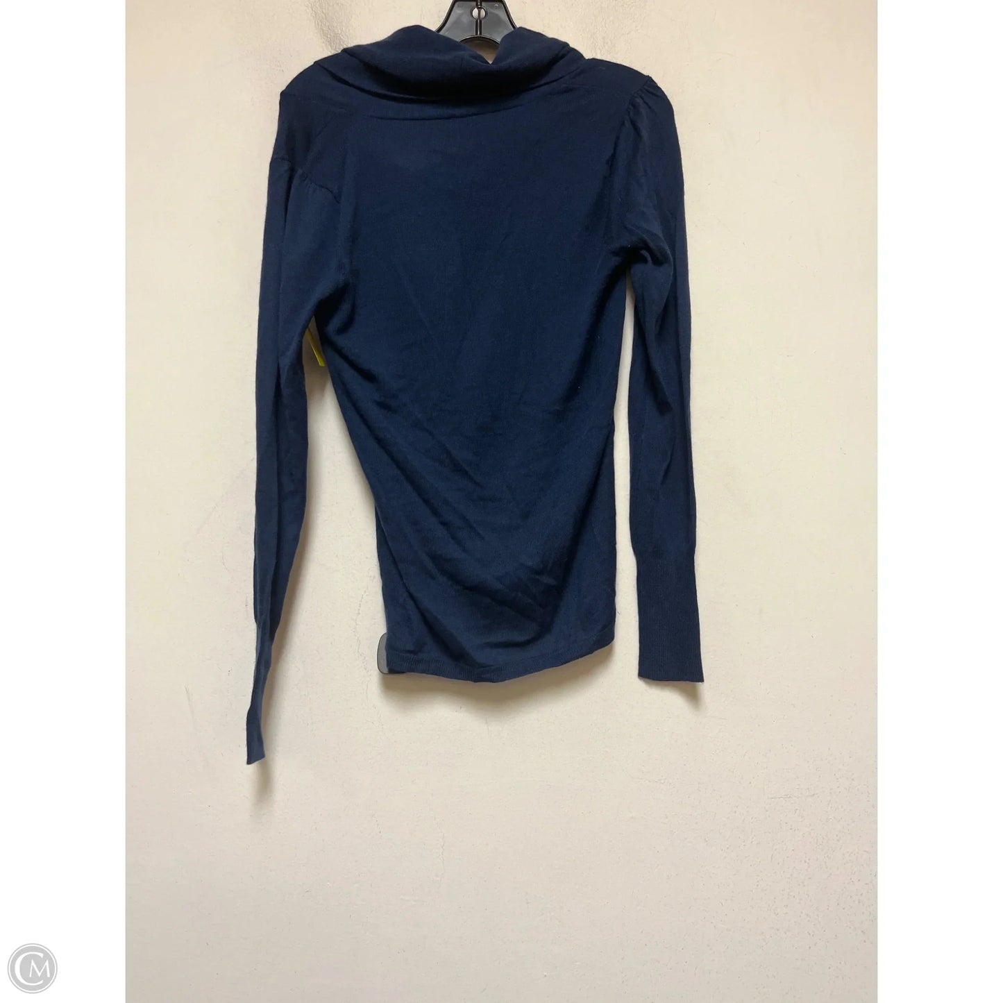 Top Long Sleeve By Ann Taylor In Navy, Size: Xs