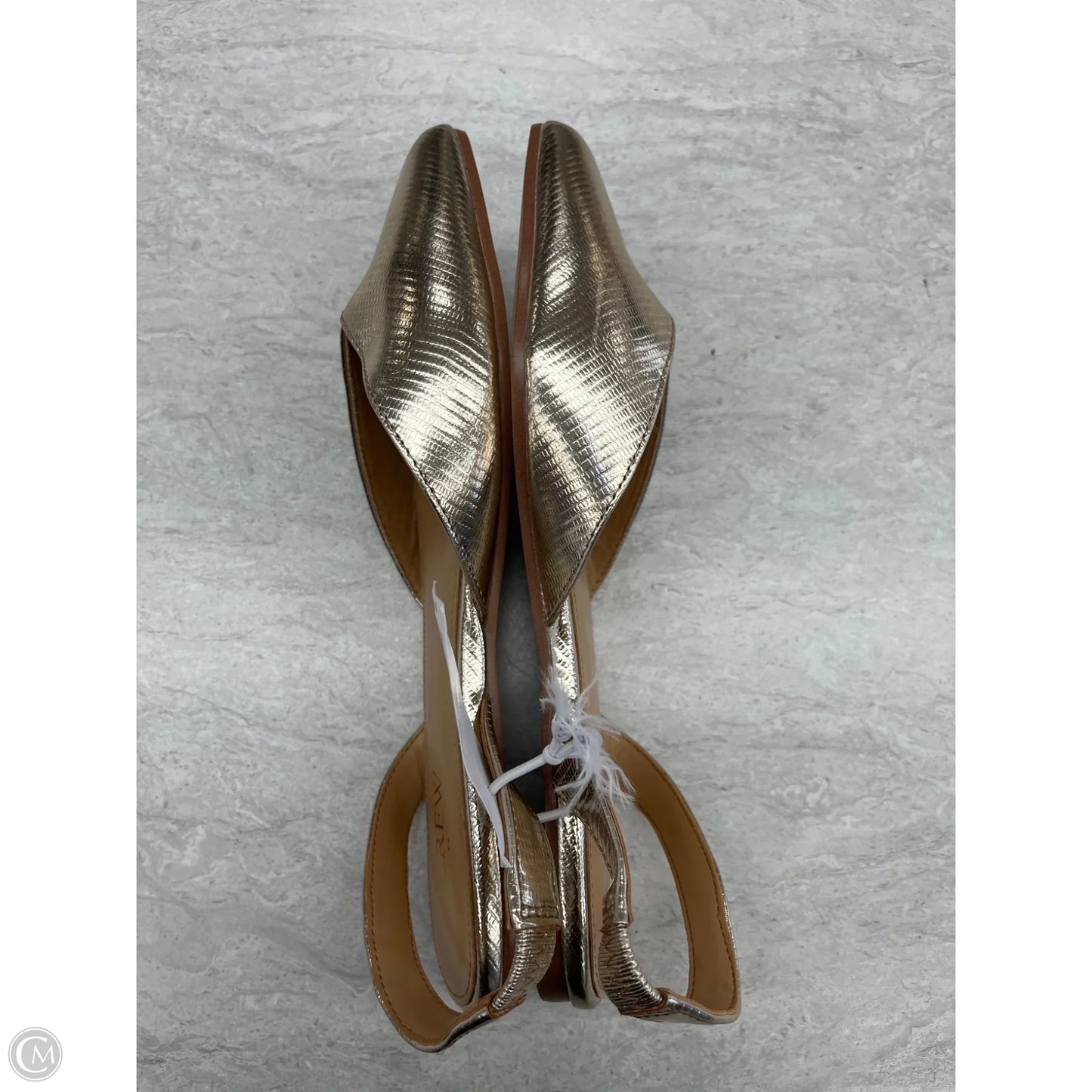 Shoes Flats By J. Crew In Gold, Size: 6.5