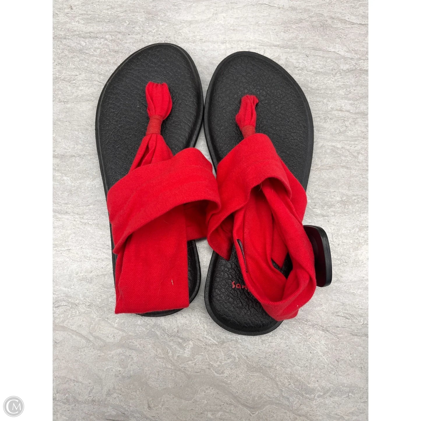Sandals Flip Flops By Sanuk In Red, Size: 7