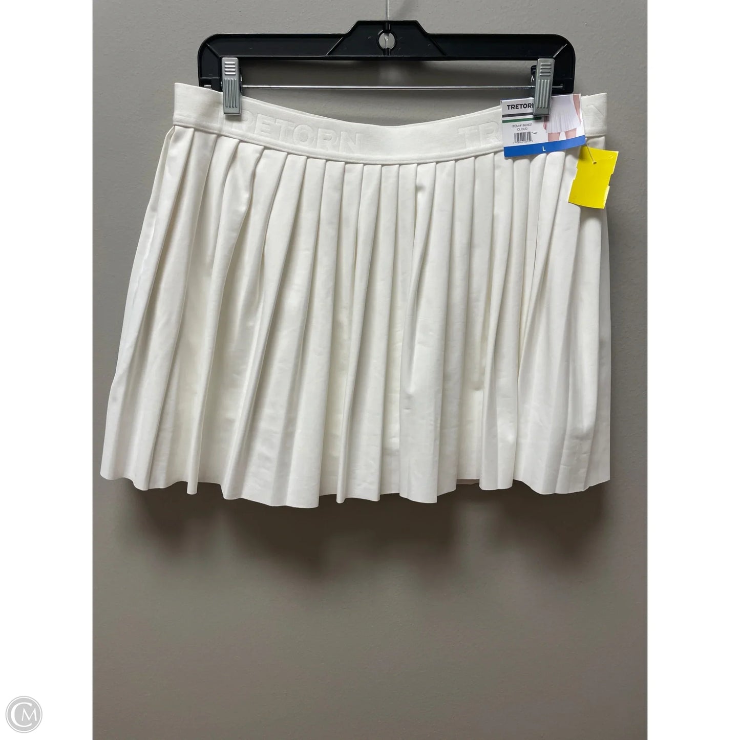 Athletic Skort By Tretorn In Ivory, Size: L