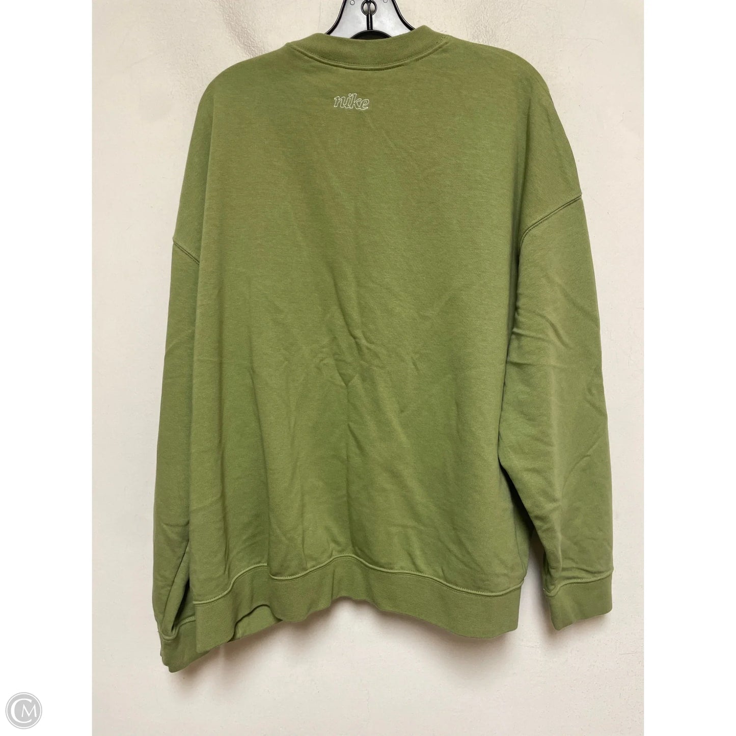 Athletic Sweatshirt Crewneck By Nike In Green, Size: Xl