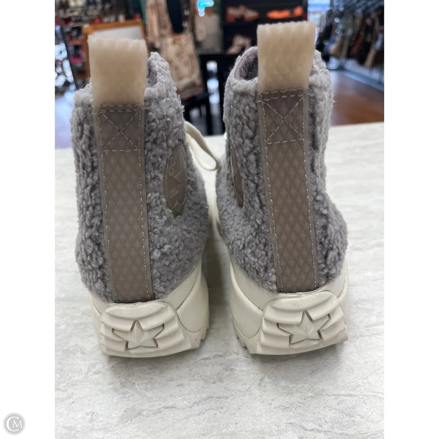 Shoes Sneakers Platform By Converse In Grey, Size: 6.5