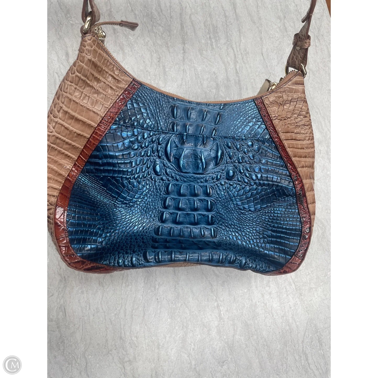 Handbag Designer By Brahmin, Size: Large