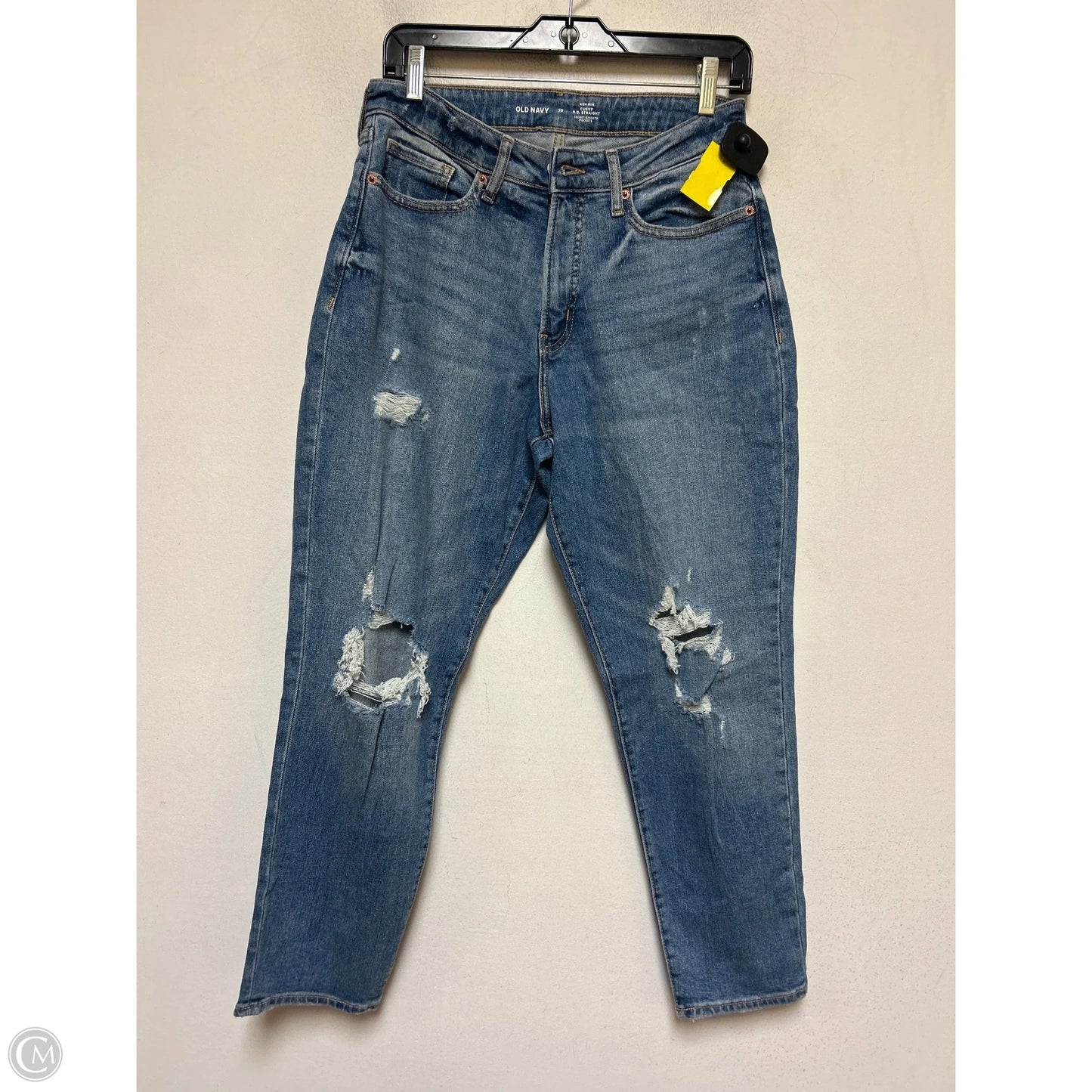 Jeans Straight By Old Navy In Animal Print, Size: 10