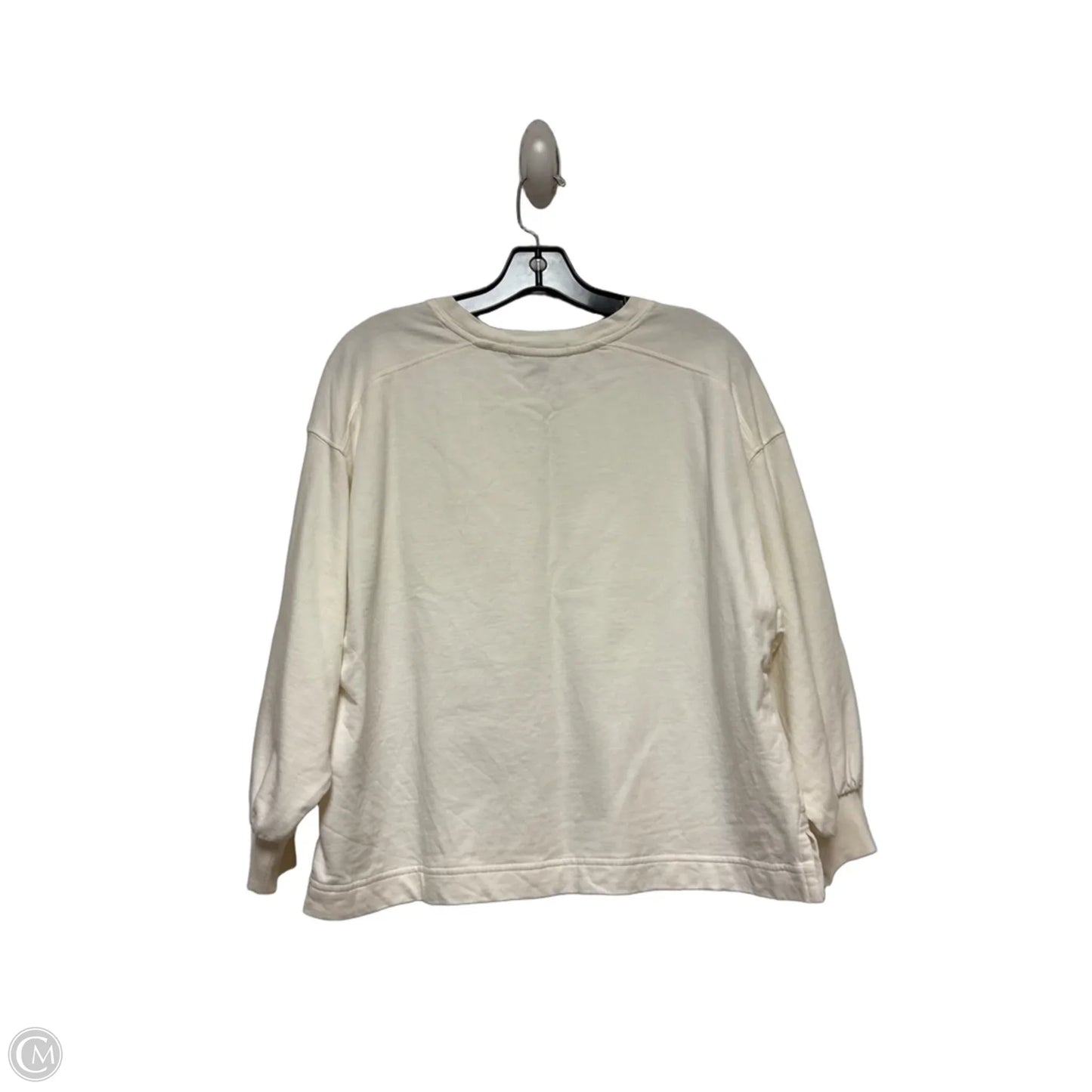 Top Long Sleeve Basic By Banana Republic In White, Size: Xs