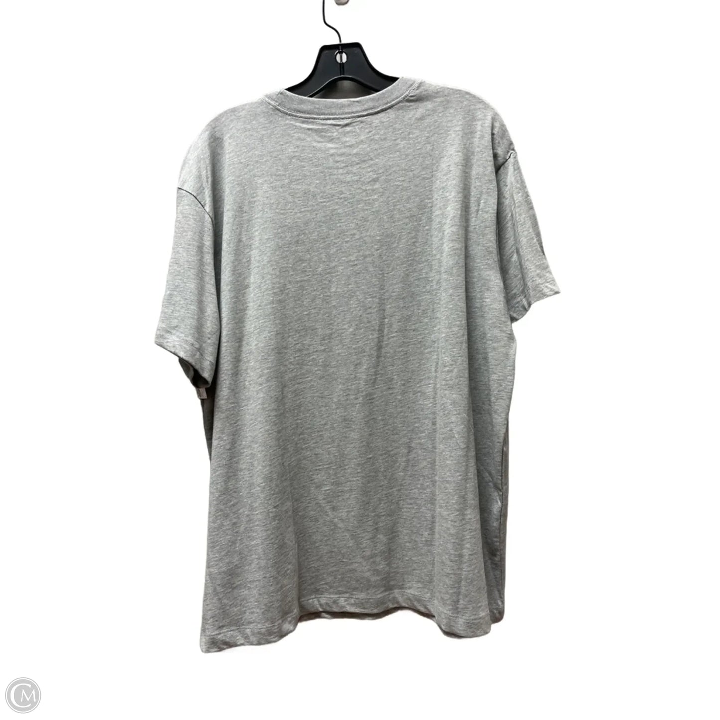 Athletic Top Short Sleeve By Nike Apparel In Grey, Size: L