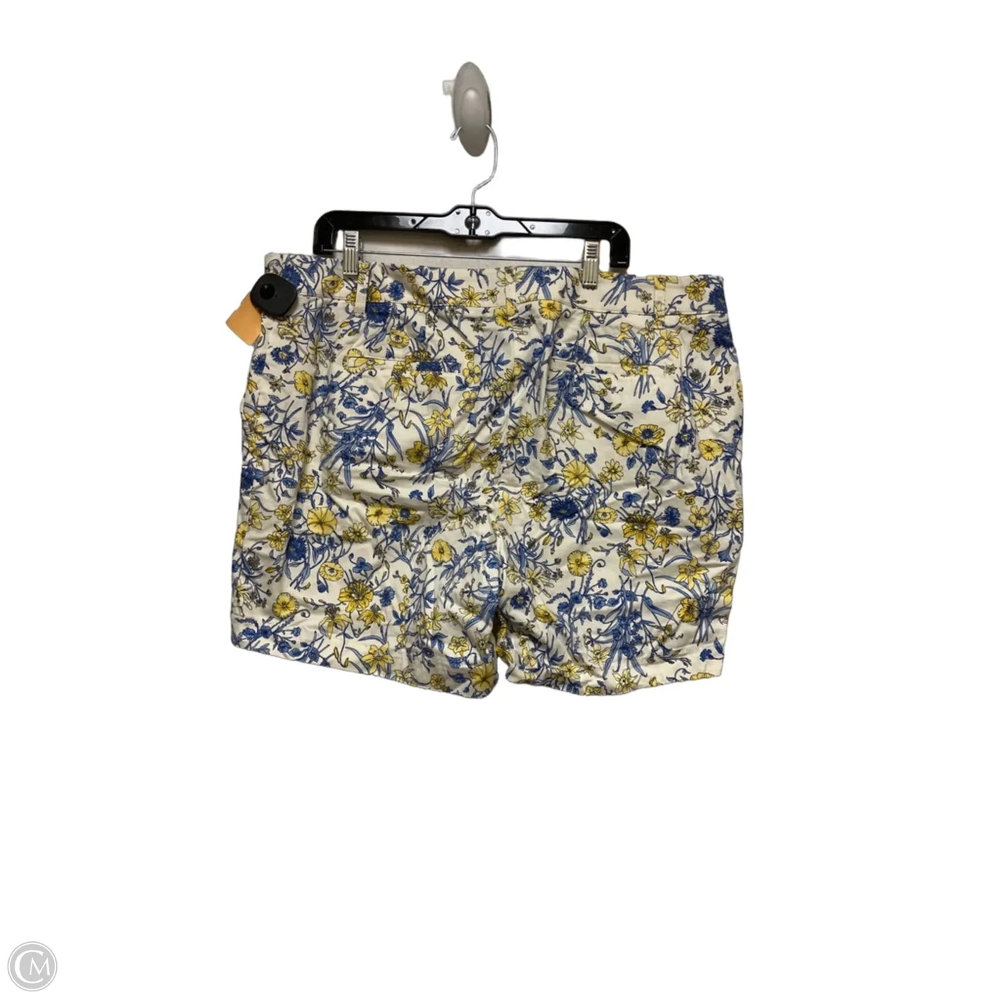 Shorts By Talbots In Blue & Yellow, Size: 16