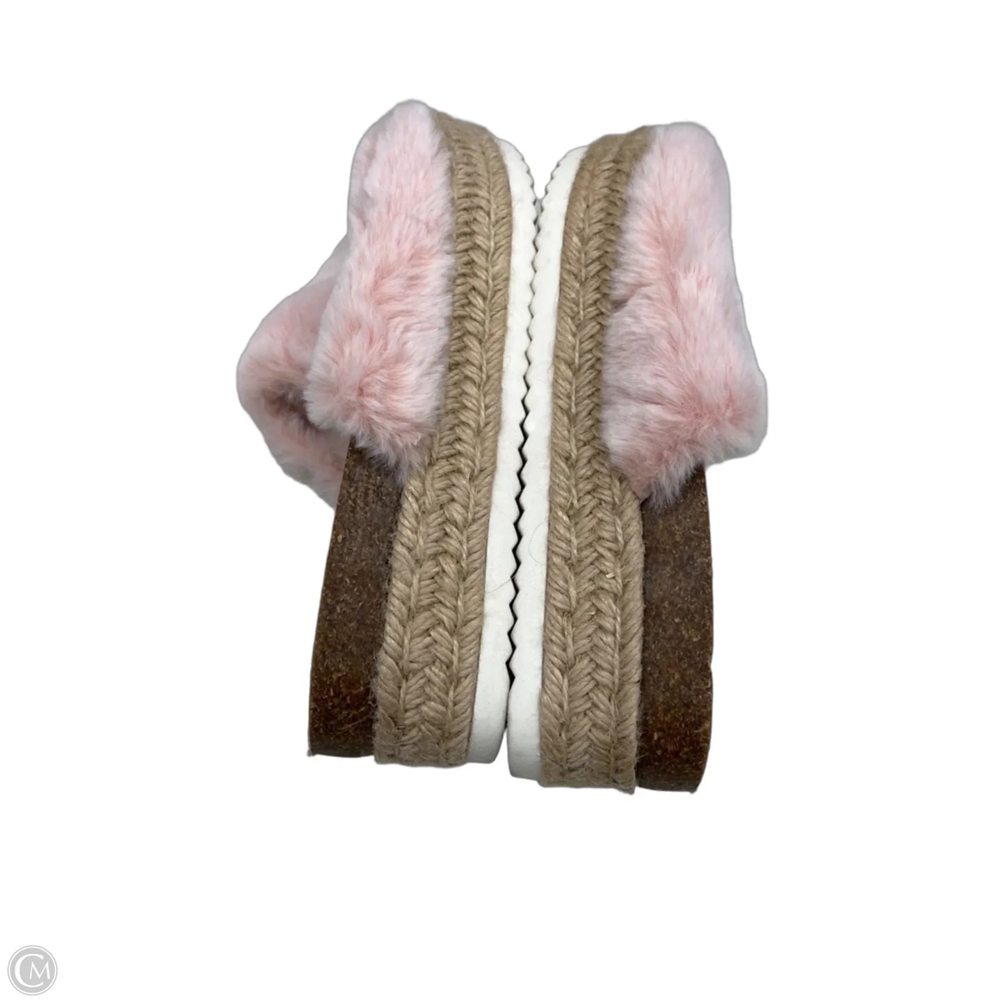 Sandals Heels Platform By Dolce Vita In Pink & Tan, Size: 9