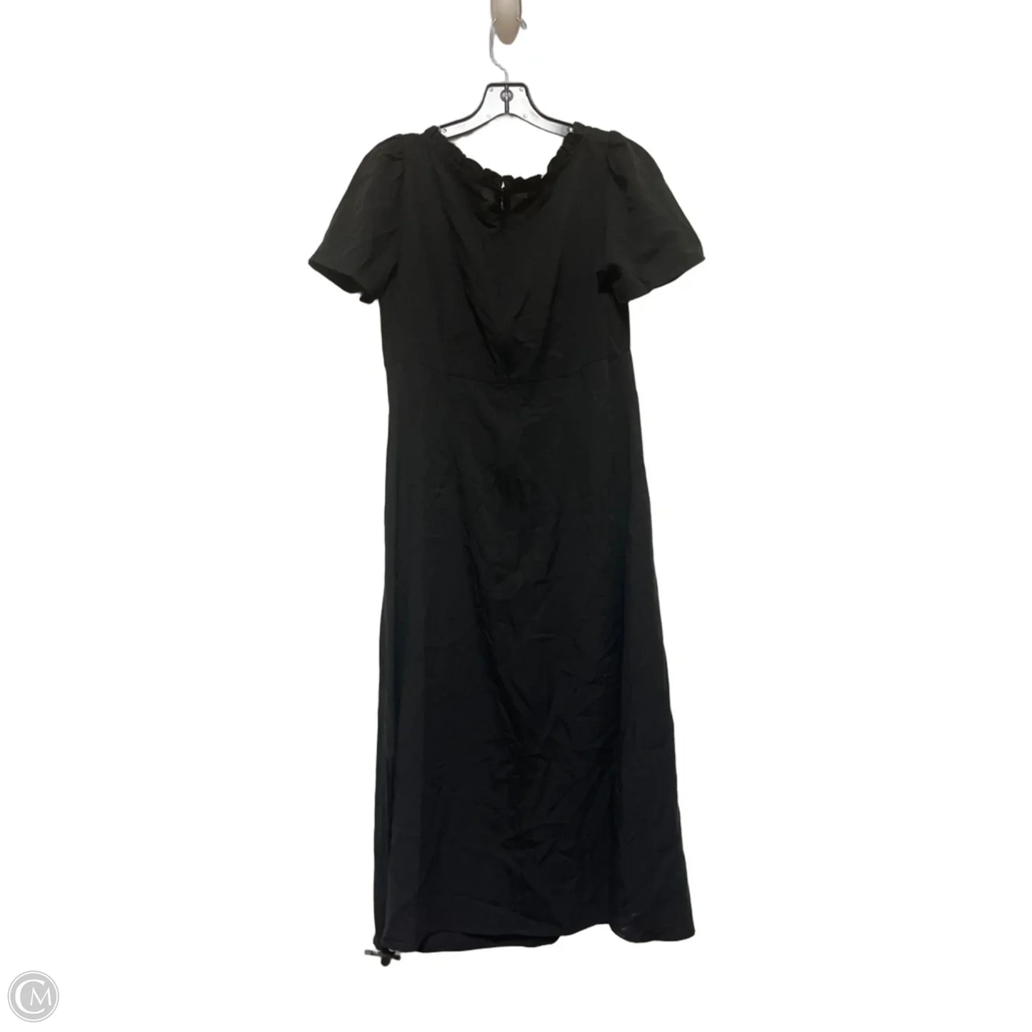 Dress Casual Midi By Loft In Black, Size: S